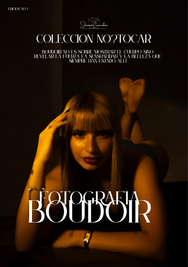 Revista Fotográfica Boudoir Colección NO?TOCAR SOFIA